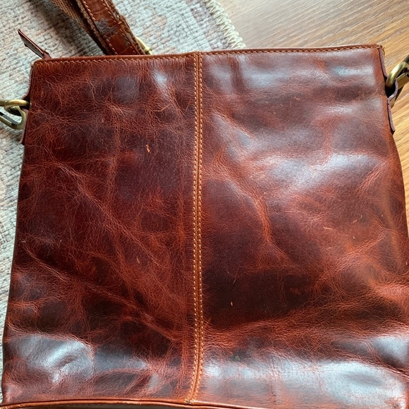 Myra Leather Handbag Purse Bag Brown Womens Accessories Medium Western Boho - Picture 3 of 8